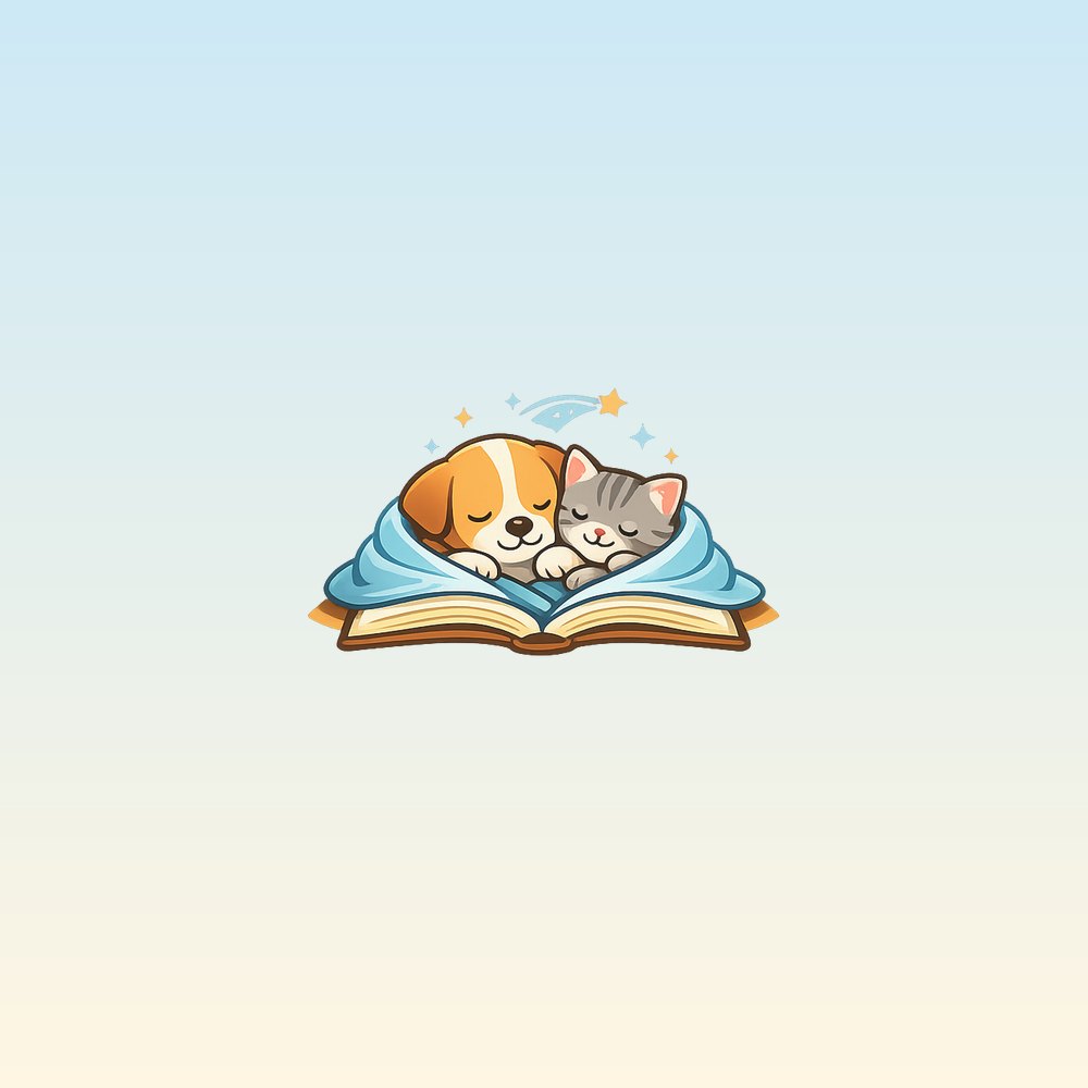 Custom illustrated pet blanket